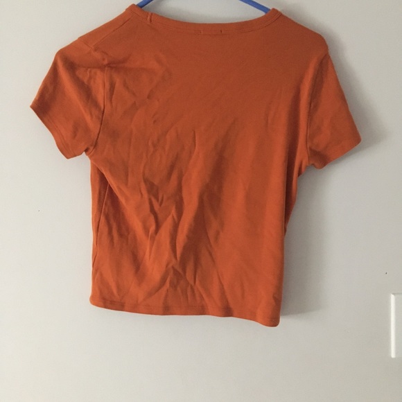 y2k Streetwear orange baby tee - Picture 2 of 2